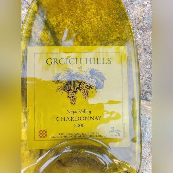 Pressed Glass Wine Bottle - Picture 5 of 8